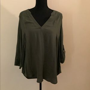 Army green Torrid Blouse size 00